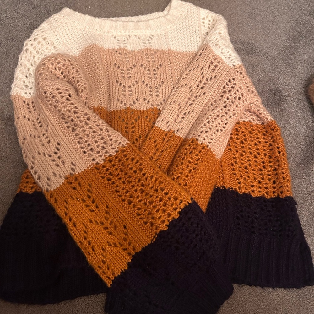 Harper Heritage from Francesca’s Knit Fall Sweater